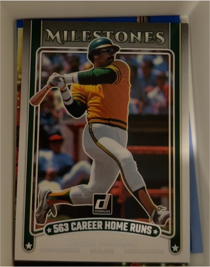 2025 Donruss Milestones #16 Reggie Jackson — front