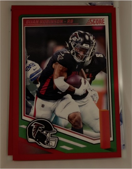 2025 Score #223 Bijan Robinson — front