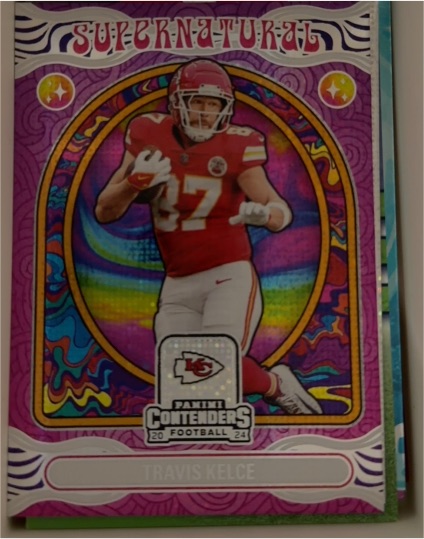 2024 Panini Contenders Supernatural #9 Travis Kelce — front