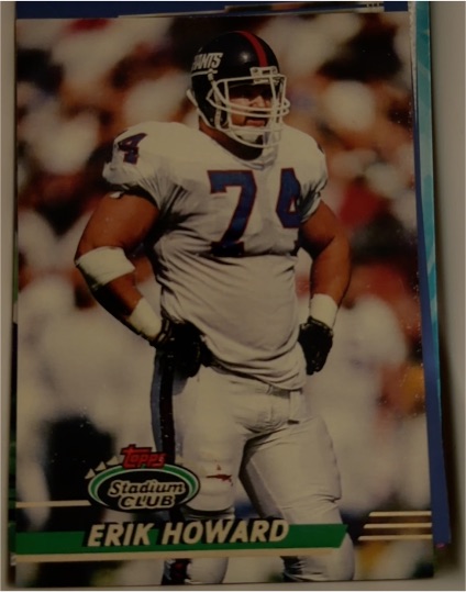 1991 Topps Stadium Club #234 Erik Howard — front