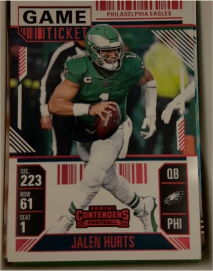 2024 Panini Contenders #79 Jalen Hurts — front
