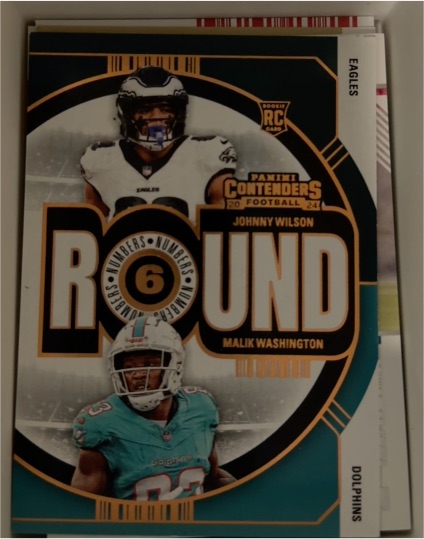 2024 Panini Contenders Round Numbers #20 Johnny Wilson & Malik Washington — front