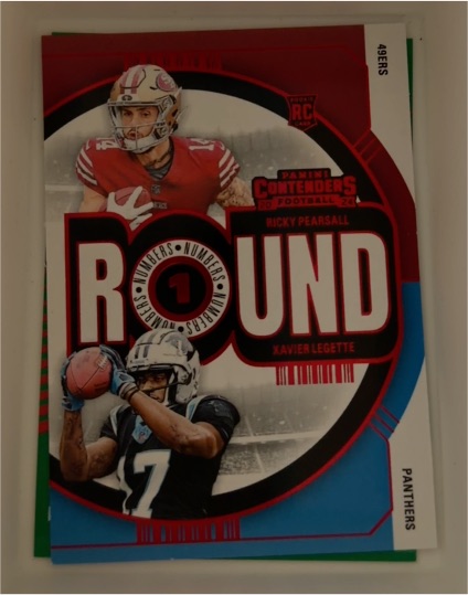 2024 Panini Contenders Round Numbers #8 Ricky Pearsall Xavier Legette — front