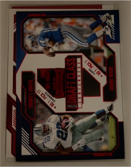 2024 Panini Contenders Historic Draft Class #12 Emmitt Smith & Andre Ware — front