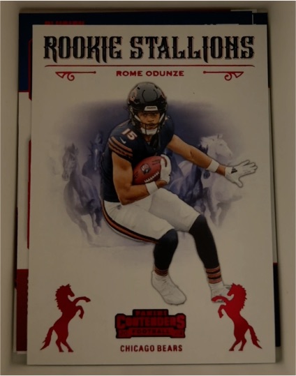 2024 Panini Contenders Rookie Stallions #13 Rome Odunze — front