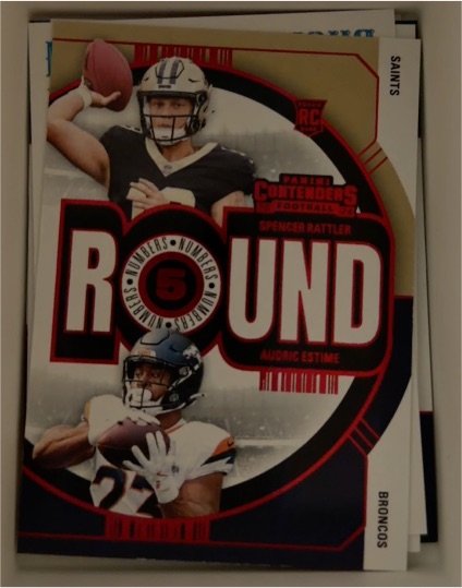2024 Panini Contenders Round Numbers #18 Spencer Rattler Audric Estime — front