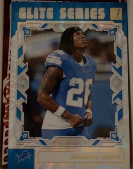 2025 Panini Donruss Elite Series #TES-JGI Jahmyr Gibbs — front