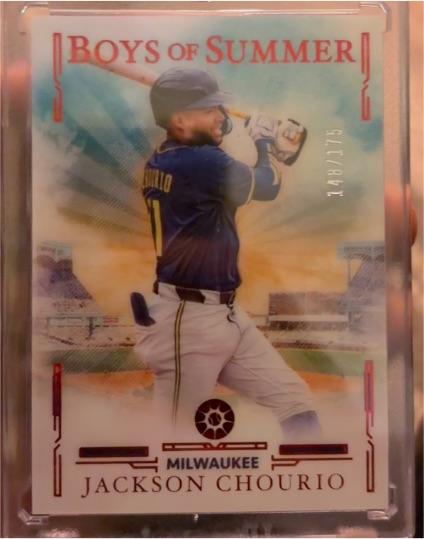 2025 Panini Boys of Summer #7 Jackson Chourio — front