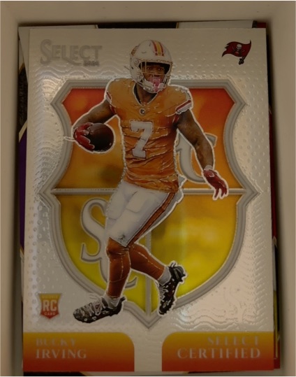 2024 Panini Select #21 Bucky Irving Select Certified Rookie — front