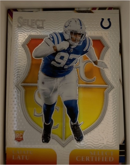 2024 Panini Select #15 Laiatu Latu Select Certified Rookie — front