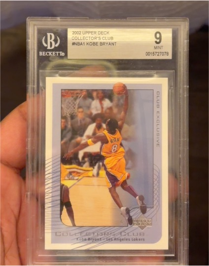 2002 Upper Deck Collectors Club #NBA1 Kobe Bryant — front