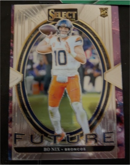 2024 Panini Select #7 Bo Nix Select Future Rookie — front