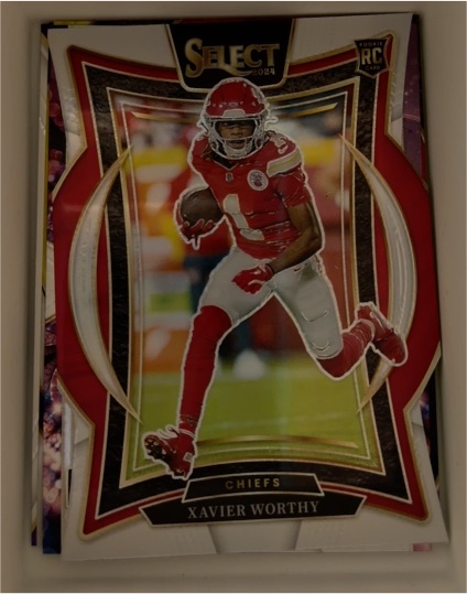 2024 Panini Select #32 Xavier Worthy Rookie Card — front