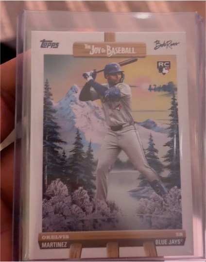 2025 Topps x Bob Ross The Joy of Baseball #79 Orelvis Martinez — front