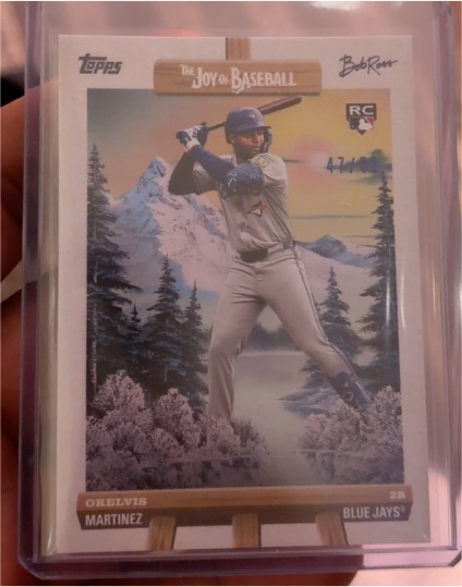 2025 Topps x Bob Ross The Joy of Baseball #79 Orelvis Martinez — front