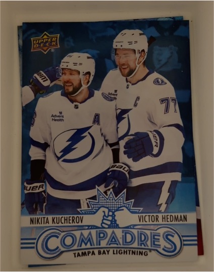 2025-26 Upper Deck Series 1 #CM-7 Nikita Kucherov Victor Hedman Compadres — front