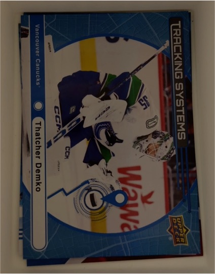 2025-26 Upper Deck Series 1 Tracking Systems #TS-10 Thatcher Demko — front