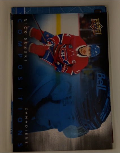 2025-26 Upper Deck Series 1 #CMP-8 Nick Suzuki Compositions Montreal Canadiens — front