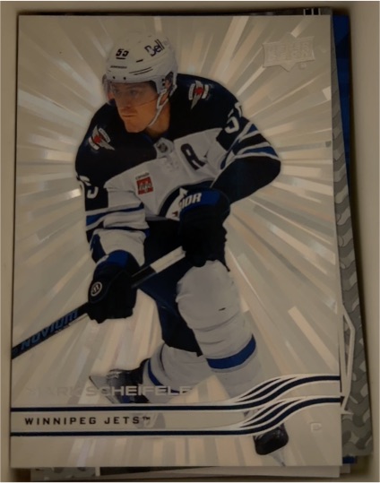 2025-26 Upper Deck #195 Mark Scheifele Outburst Silver — front