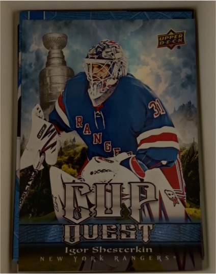 2025-26 Upper Deck Series 1 Cup Quest #CQ-4 Igor Shesterkin — front