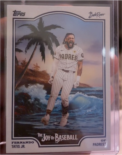 2025 Topps X Bob Ross The Joy Of Baseball #21-SP Fernando Tatis Jr. — front