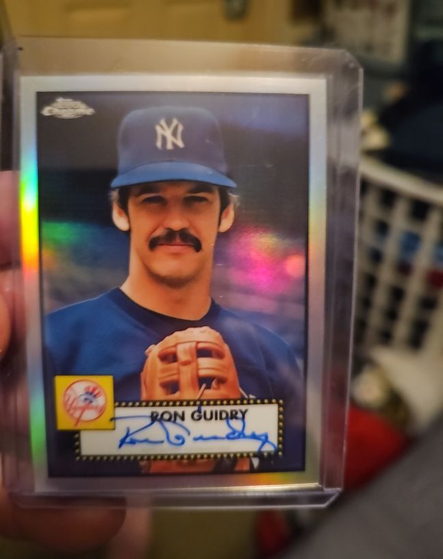 2021 Topps Chrome Platinum Anniversary #553 Ron Guidry — front
