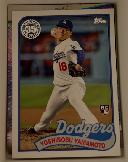2024 Topps Series 2 1989 Topps #89B2-48 Yoshinobu Yamamoto — front