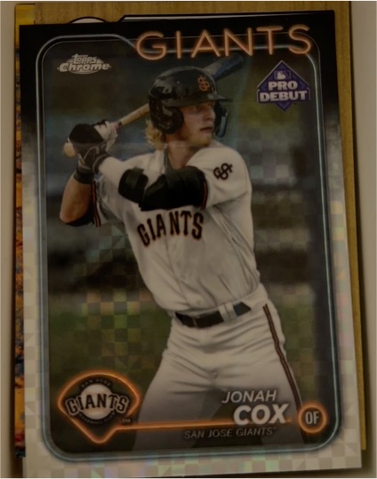 2024 Topps Pro Debut Chrome #PDC-61 Jonah Cox — front