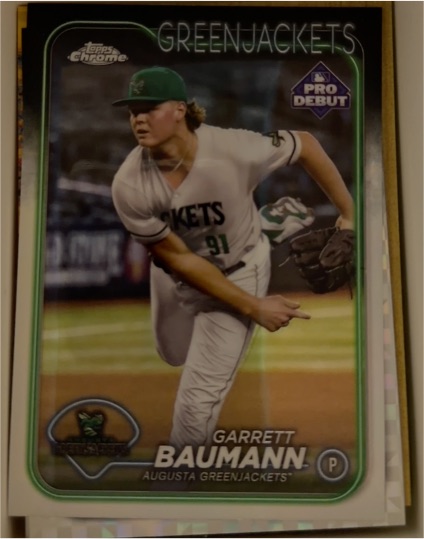 2024 Topps Pro Debut Chrome #PDC-4 Garrett Baumann — front