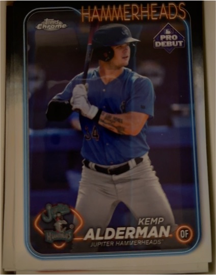 2024 Topps Pro Debut Chrome #PDC-150 Kemp Alderman — front