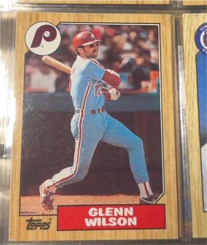 1987 Topps #97 Glenn Wilson — front