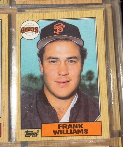 1987 Topps #96 Frank Williams — front