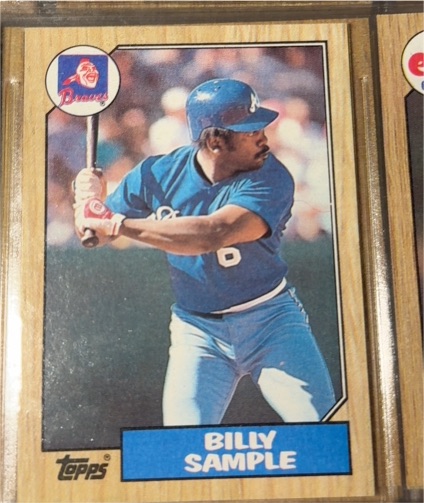 1987 Topps #104 Billy Sample — front