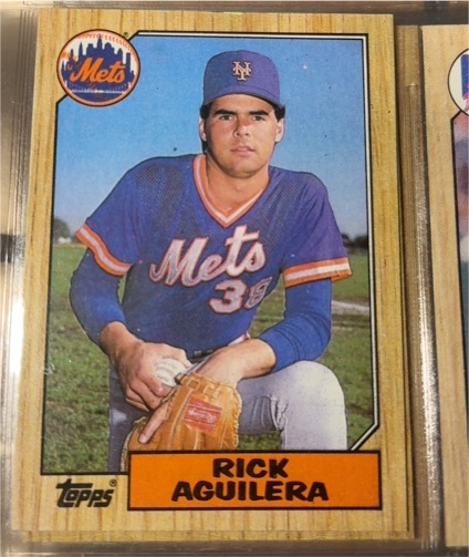 1987 Topps #103 Rick Aguilera — front