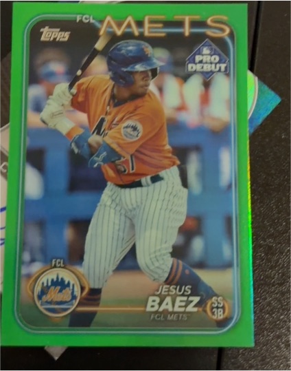 2024 Topps Pro Debut Chrome #PDC-187 Jesus Baez — front