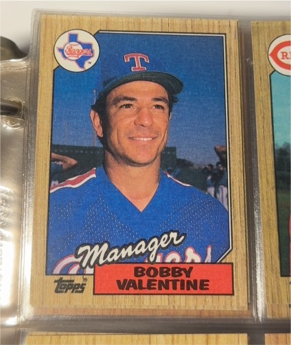 1987 Topps #118 Bobby Valentine — front