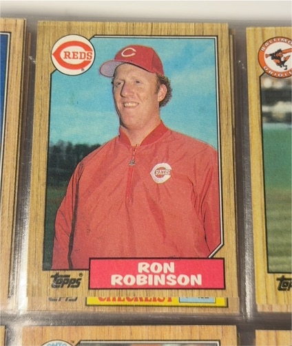 1987 Topps #119 Ron Robinson — front