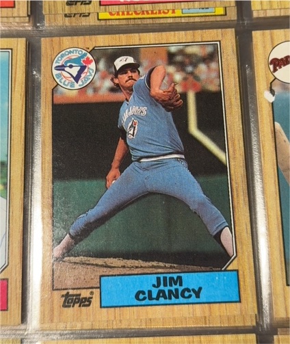 1987 Topps #122 Jim Clancy Toronto Blue Jays — front