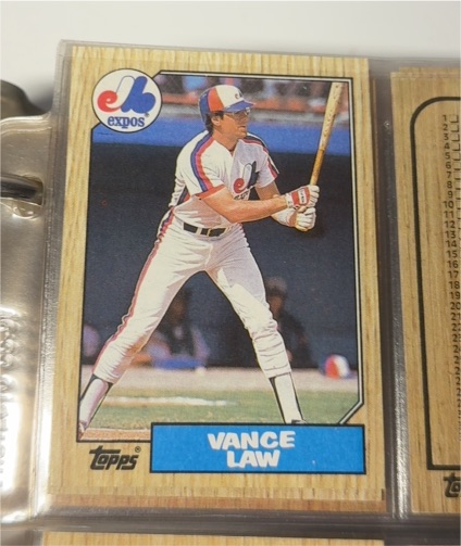 1987 Topps #127 Vance Law — front