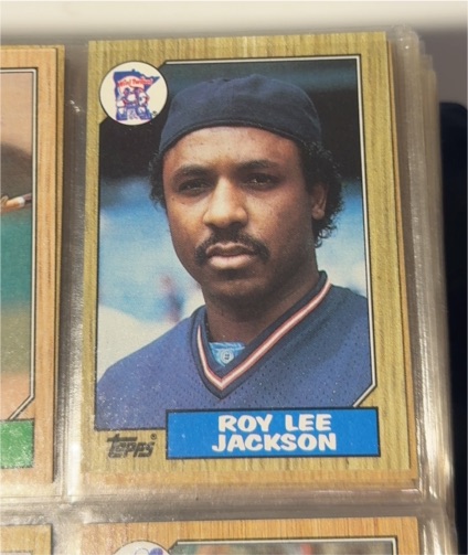 1987 Topps #1 Roy Lee Jackson — front