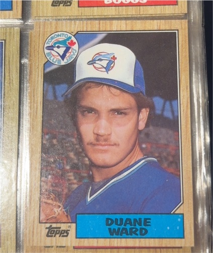 1987 Topps #153 Duane Ward — front