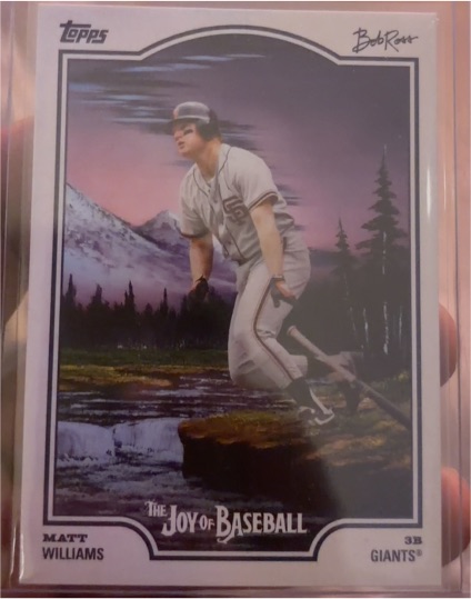 2025 Topps x Bob Ross The Joy of Baseball #51 Matt Williams — front