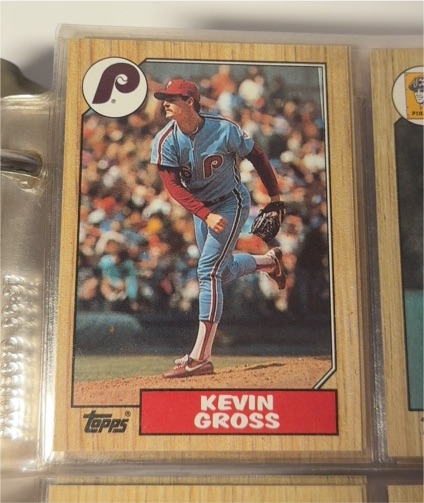 1987 Topps #163 Kevin Gross — front