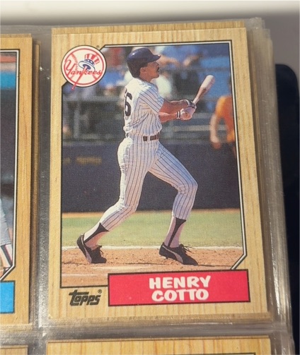 1987 Topps #6 Henry Cotto — front