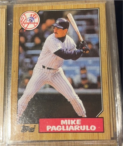 1987 Topps #195 Mike Pagliarulo — front