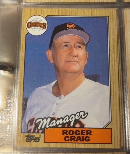 1987 Topps #193 Roger Craig — front