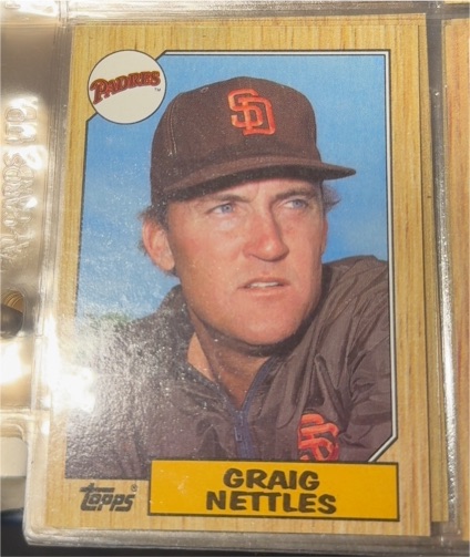 1987 Topps #205 Graig Nettles — front