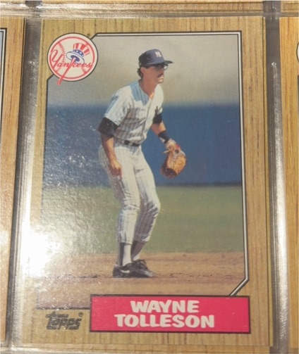 1987 Topps #224 Wayne Tolleson — front