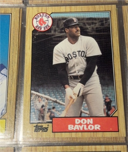 1987 Topps #6 Don Baylor — front