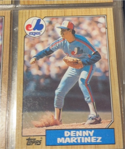 1987 Topps #252 Denny Martinez — front